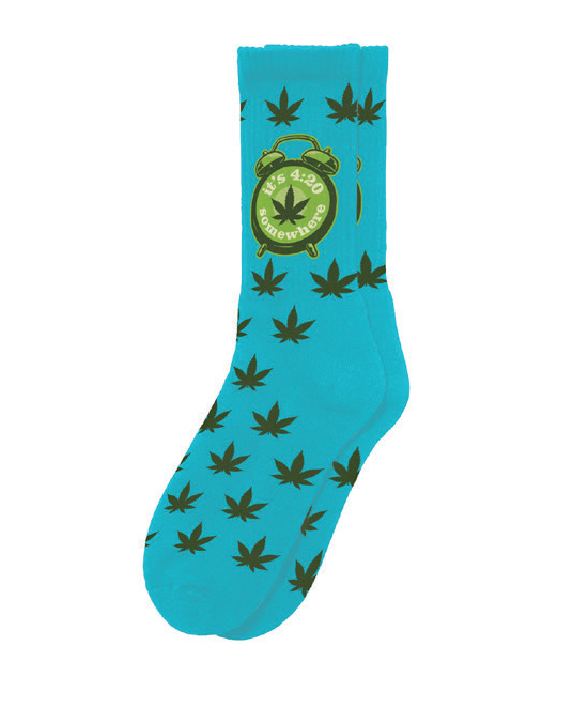 420 Clock Socks