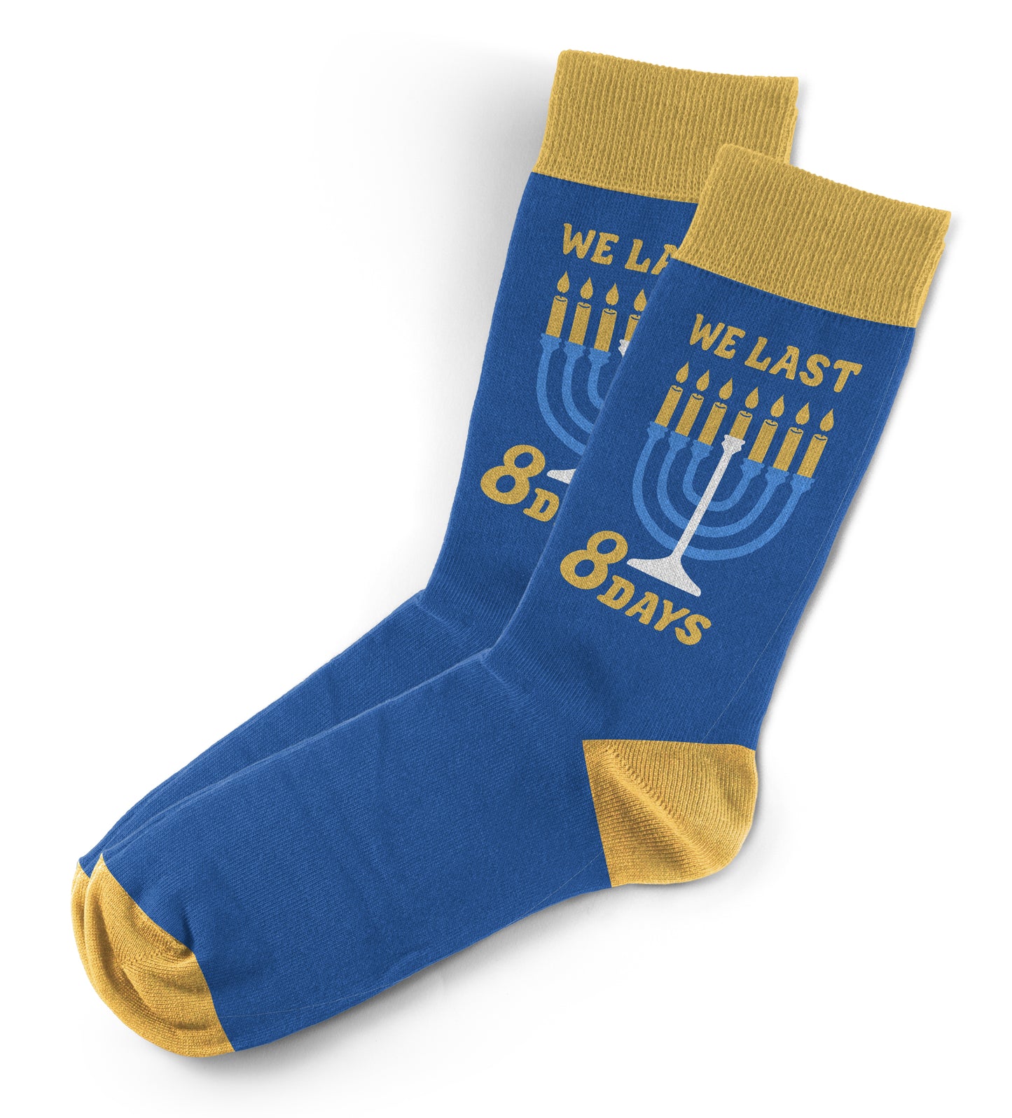 We Last Eight Days Hanukkah Socks