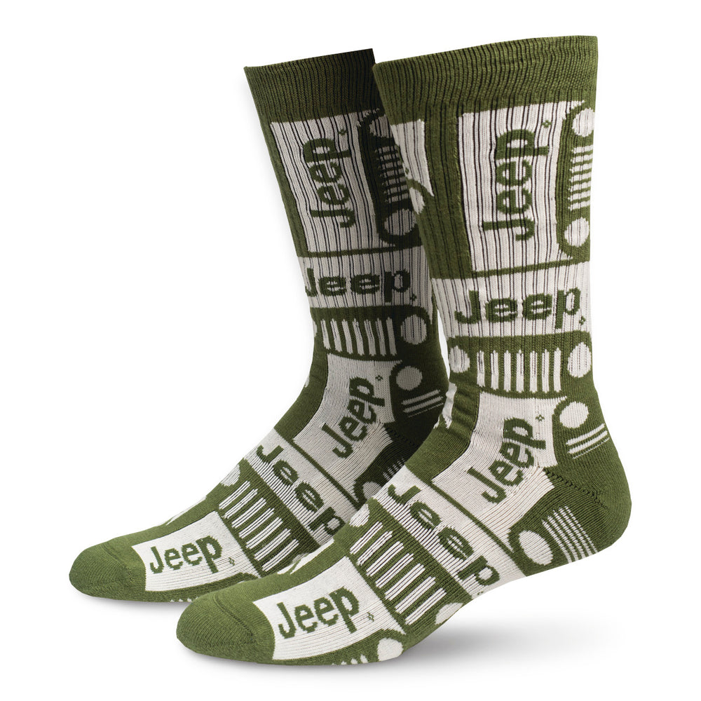 Jeep Grille Athletic Socks