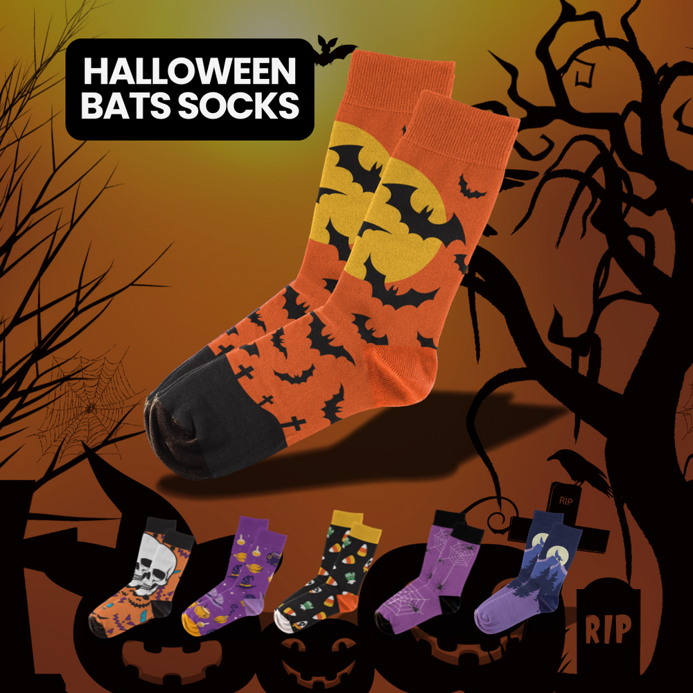 6-pack Halloween Socks