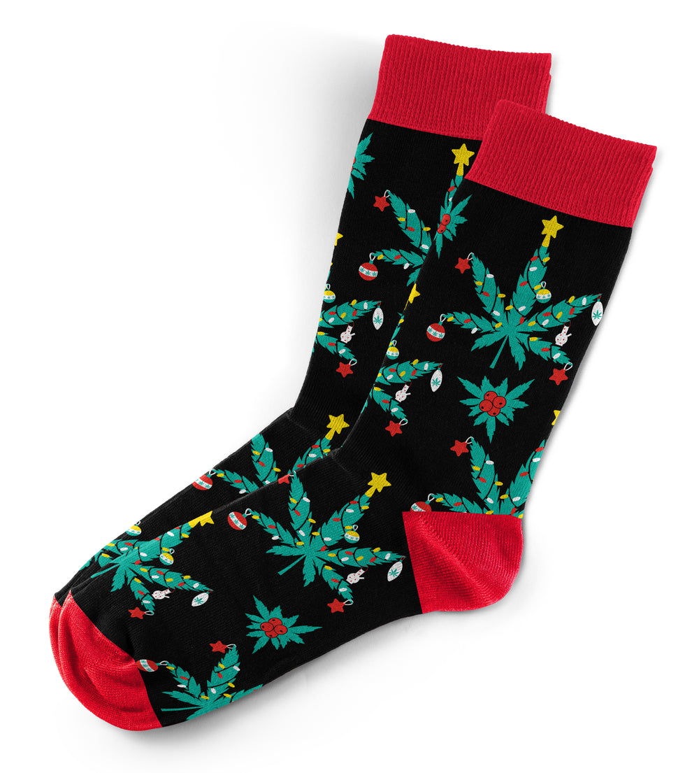 Weedmas Tree Socks