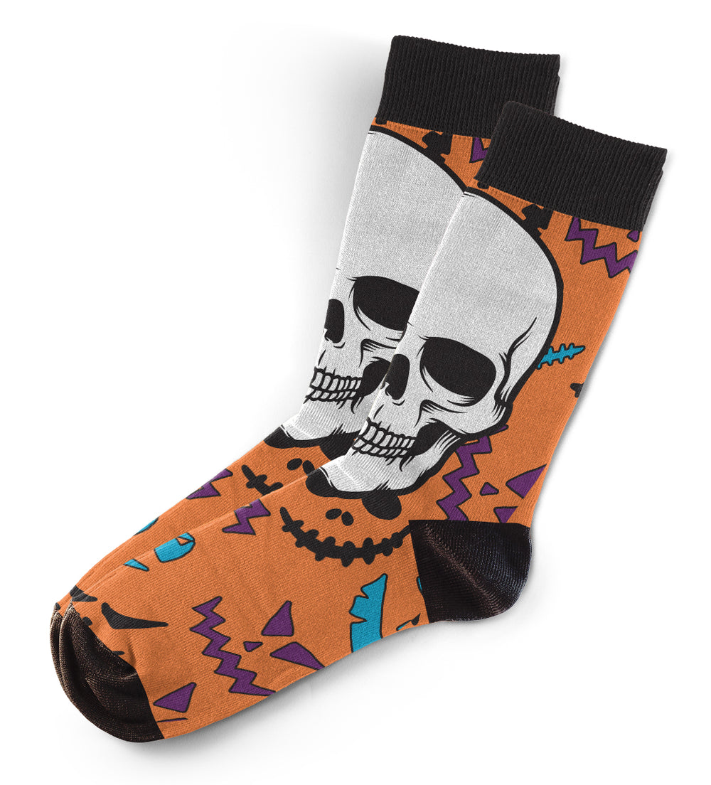 Halloween Skull Socks