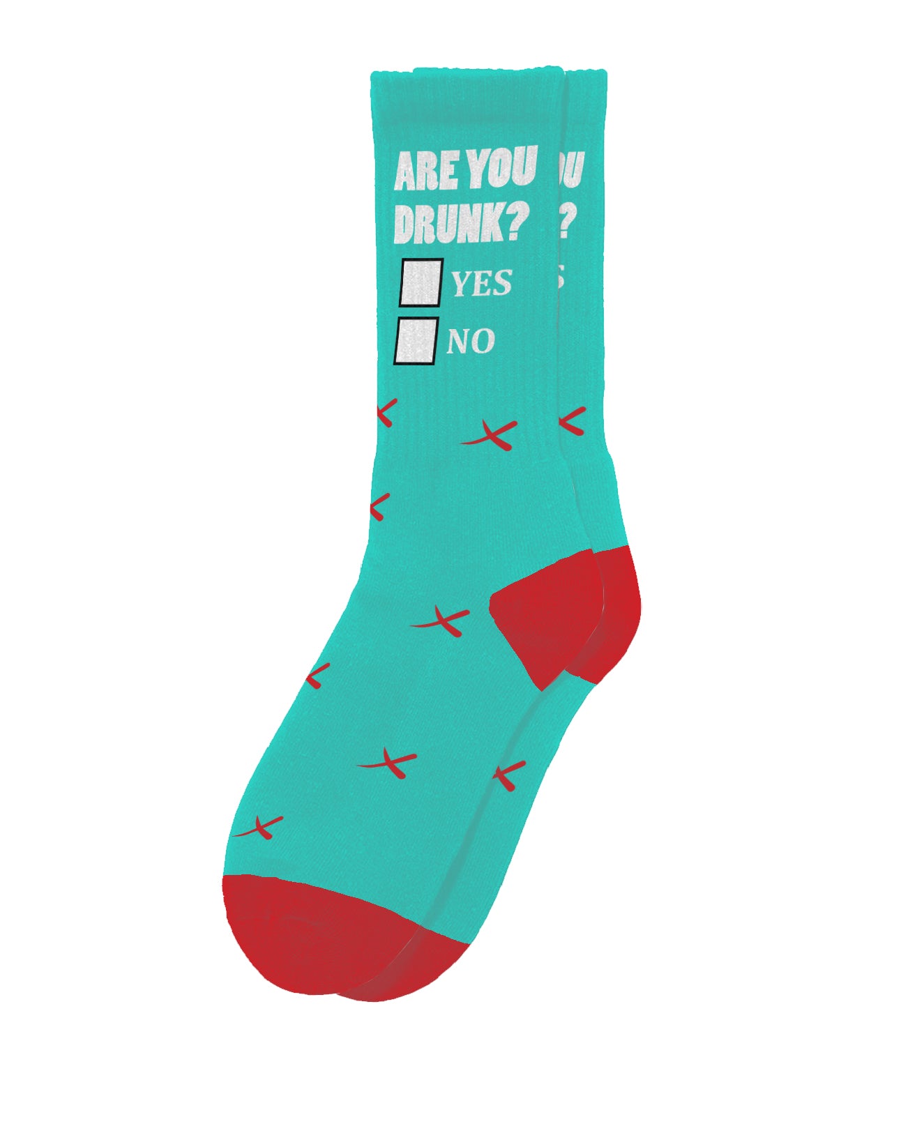 Are You Drunk? (Teal) Socks